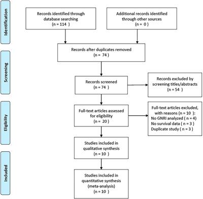 Prognostic and clinicopathological value of the geriatric nutritional risk index in gastric cancer: A meta-analysis of 5,834 patients
